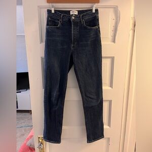 Agolde Indigo Straight-Leg Jeans